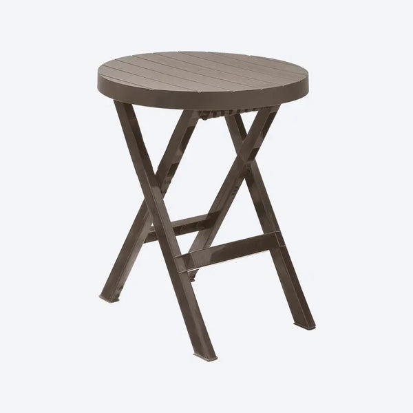 Mesa Plegable Redonda Barú Mocca