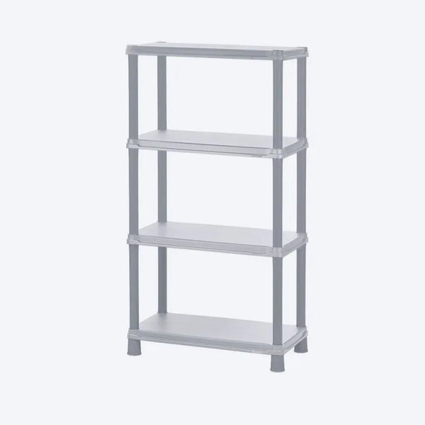Estante multifuncional de 4 Niveles Solido 15" Gris