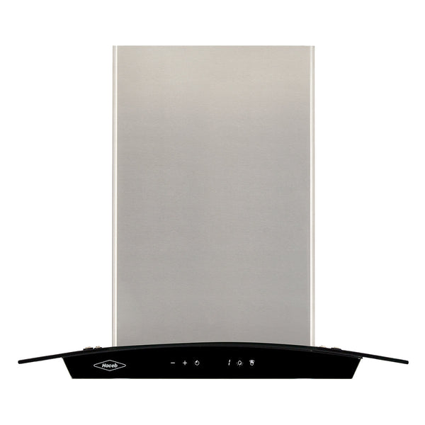 Campana Isla Vidrio Inox-negro 60 Cm 3 Velocidades