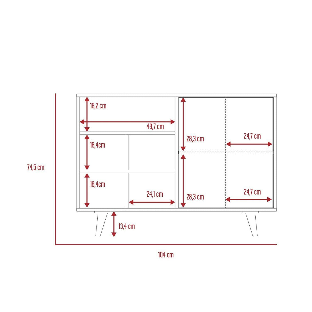 Combo para Sala Candela, incluye Recibidor y Mueble Bar.