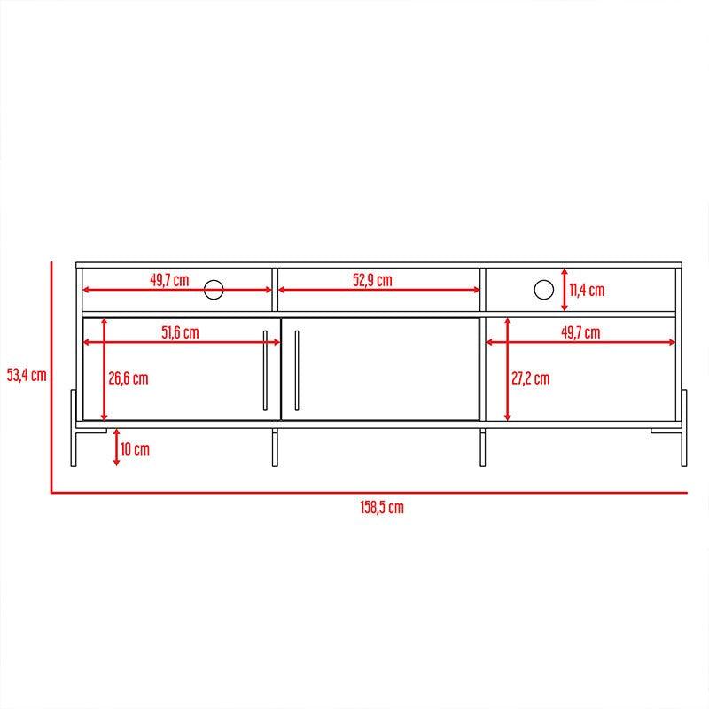 Combo Togo para Sala, incluye Mesa TV y Bar.