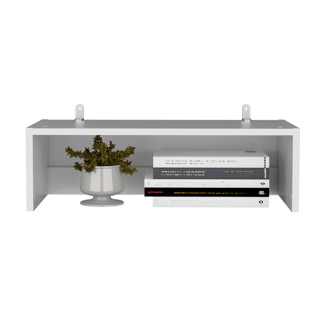 Combo de Bibliotecas Home, Blanco, Incluye Dos Bibliotecas y Dos complementos - VIRTUAL MUEBLES