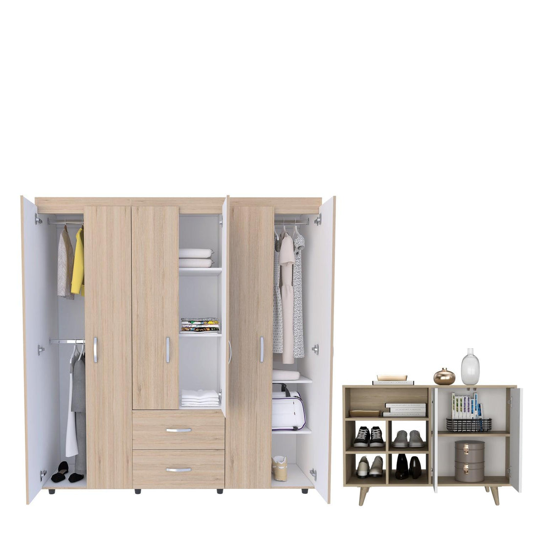 Combo para Habitación Alexia, incluye Recibidor y Closet.