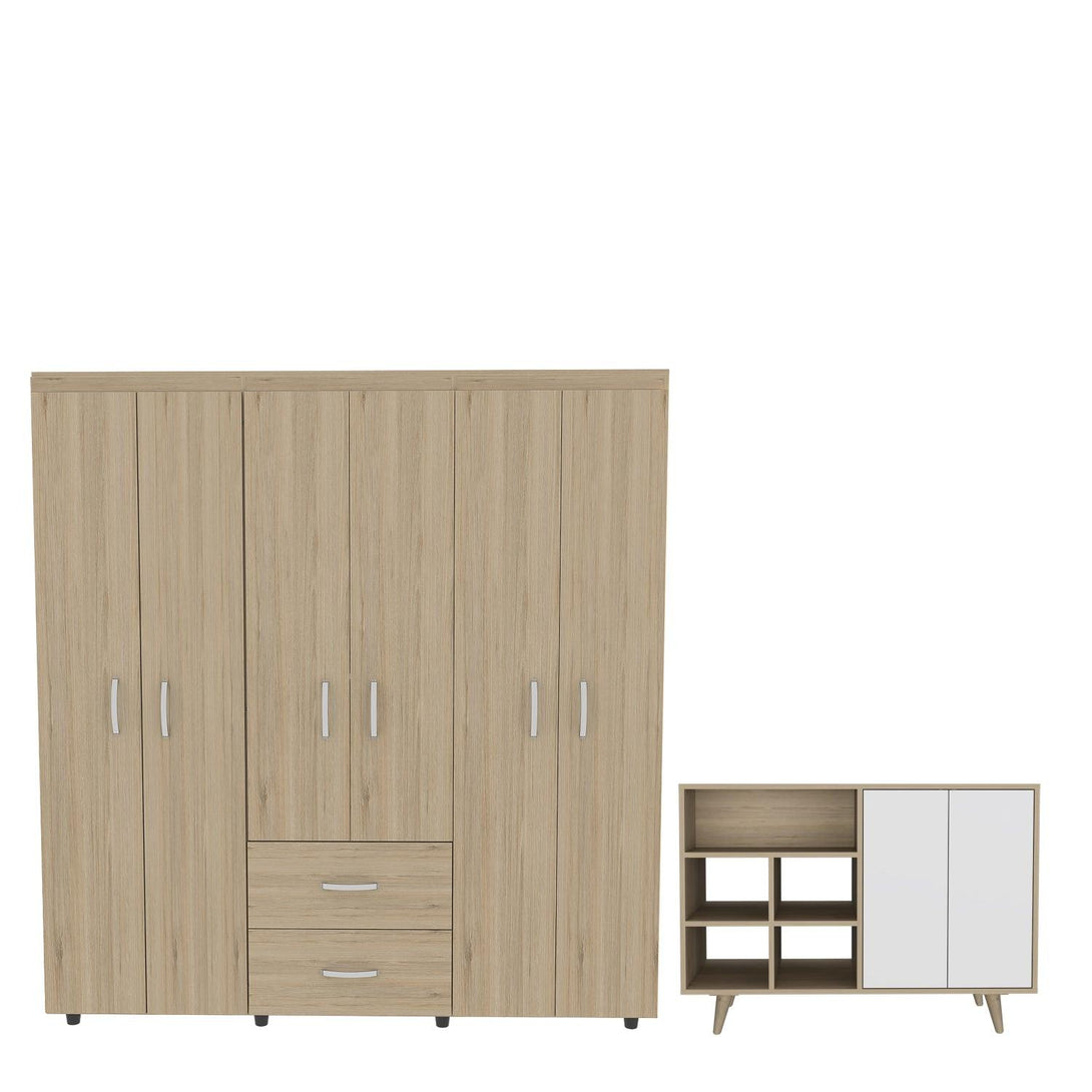 Combo para Habitación Alexia, incluye Recibidor y Closet.