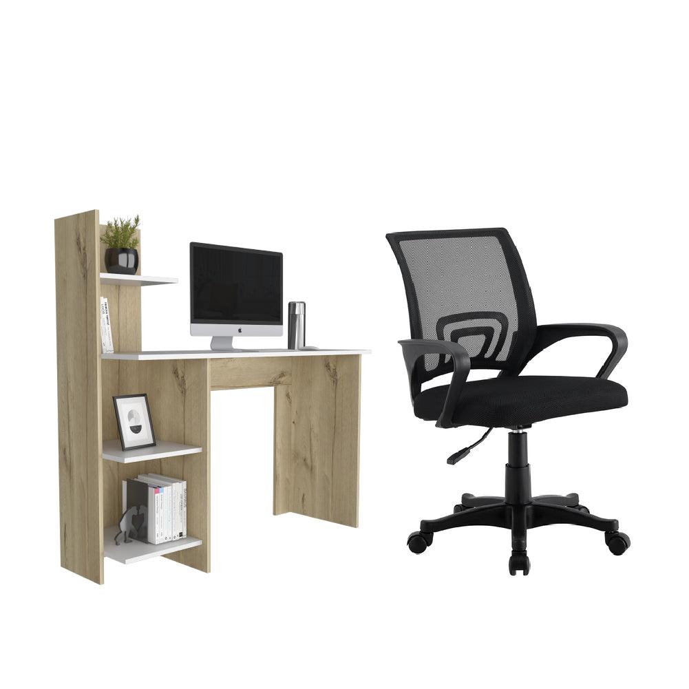 Combo Para Oficina Iris Incluye Escritorio y Silla de Escritorio.