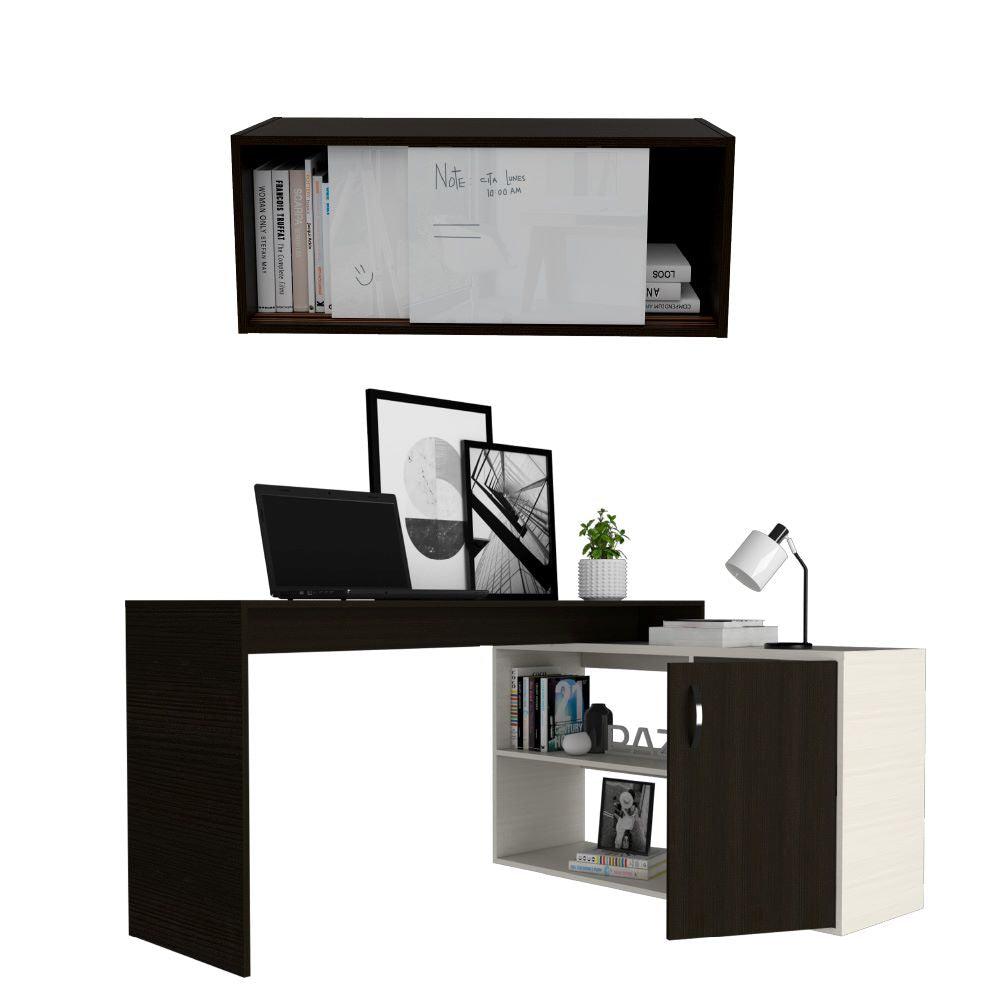 Combo para Oficina Rauly, incluye Escritorio y Gabinete Auxiliar.