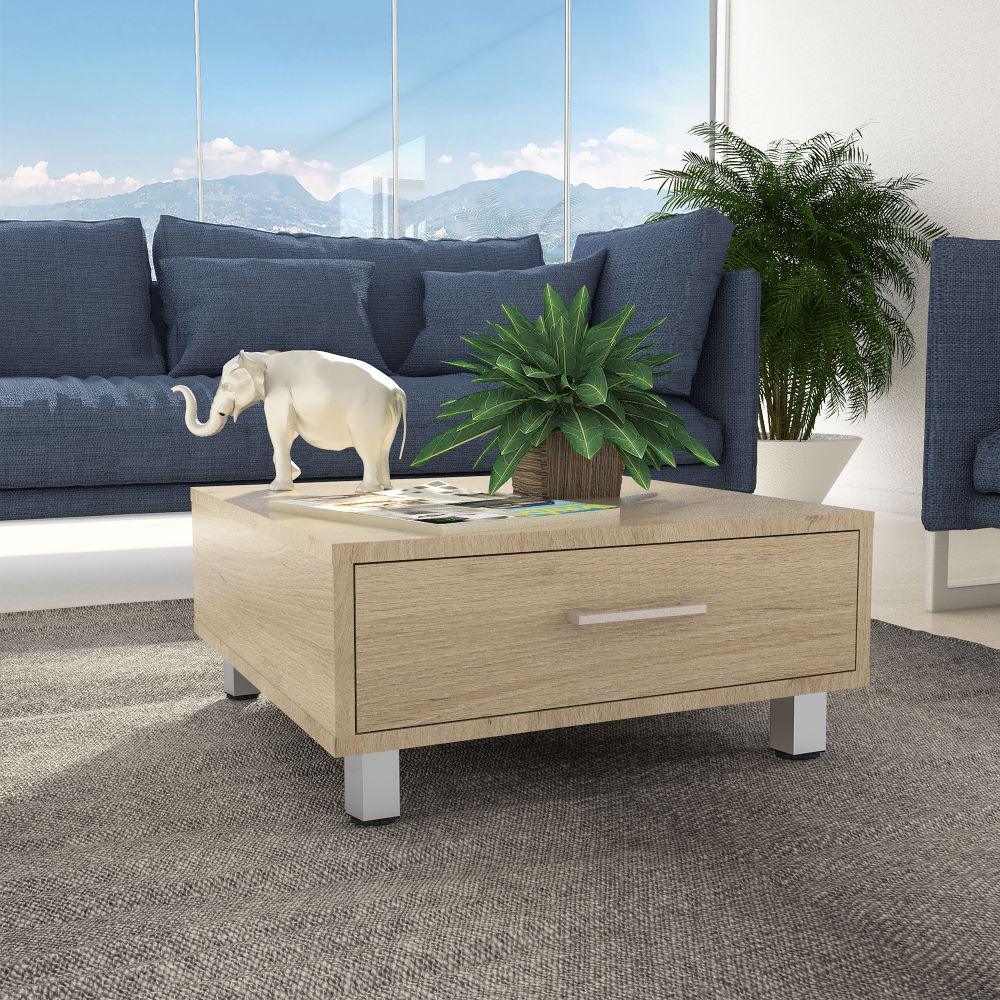 Combo Para Sala Stella, Incluye Mesa Para Tv Biblioteca Escalera Y Mesa De Centro.