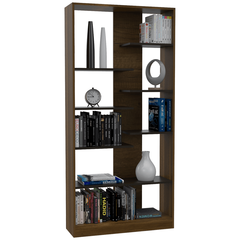 Combo Para Sala Balzar, Incluye Mesa Para Tv Y Biblioteca.