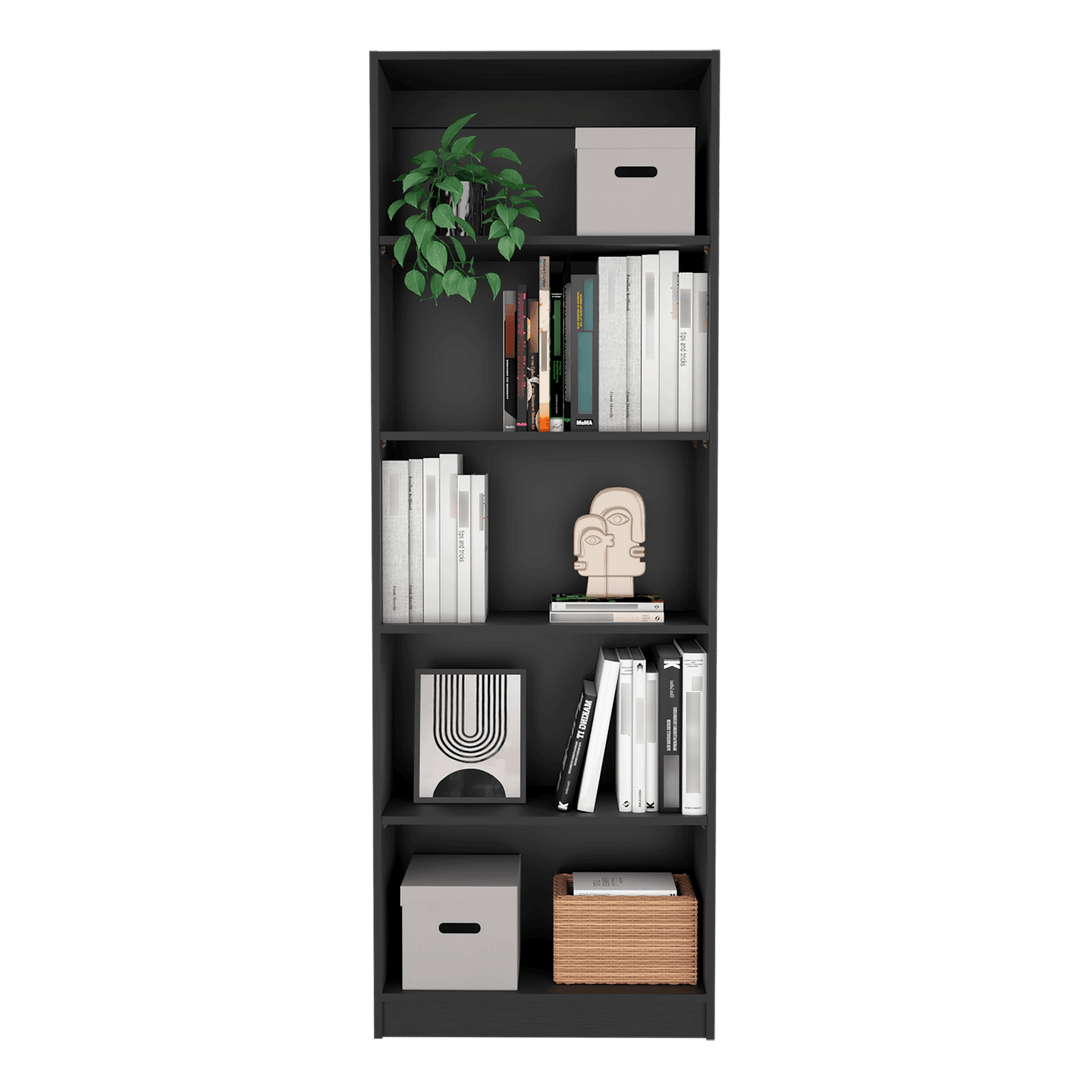 Combo de Bibliotecas Home, Wengue, Incluye Tres Bibliotecas sin puertas y Tres Complementos - VIRTUAL MUEBLES