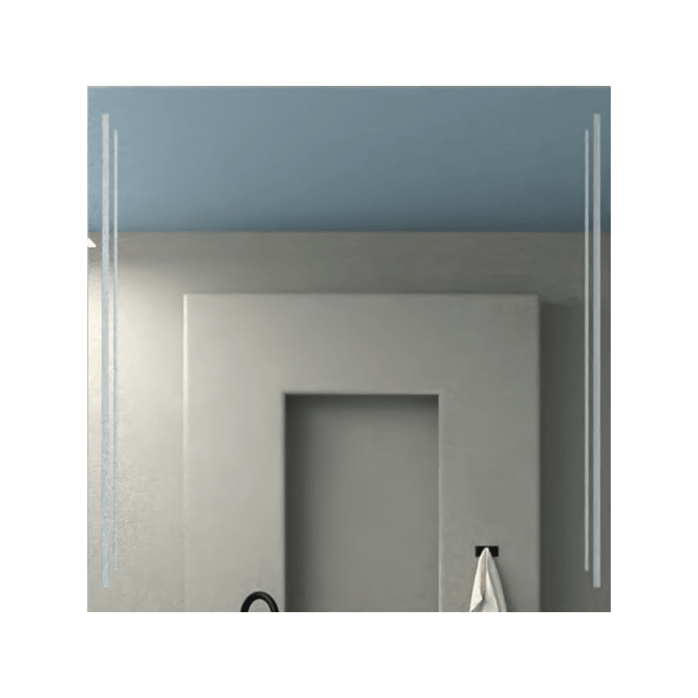 Espejo toronto, Rectangular con diseño en Sandblasting - VIRTUAL MUEBLES