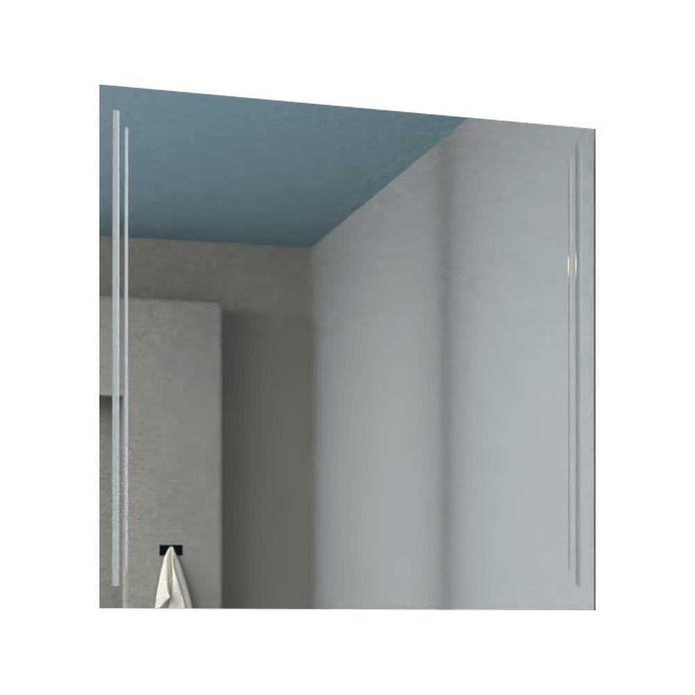 Espejo toronto, Rectangular con diseño en Sandblasting - VIRTUAL MUEBLES