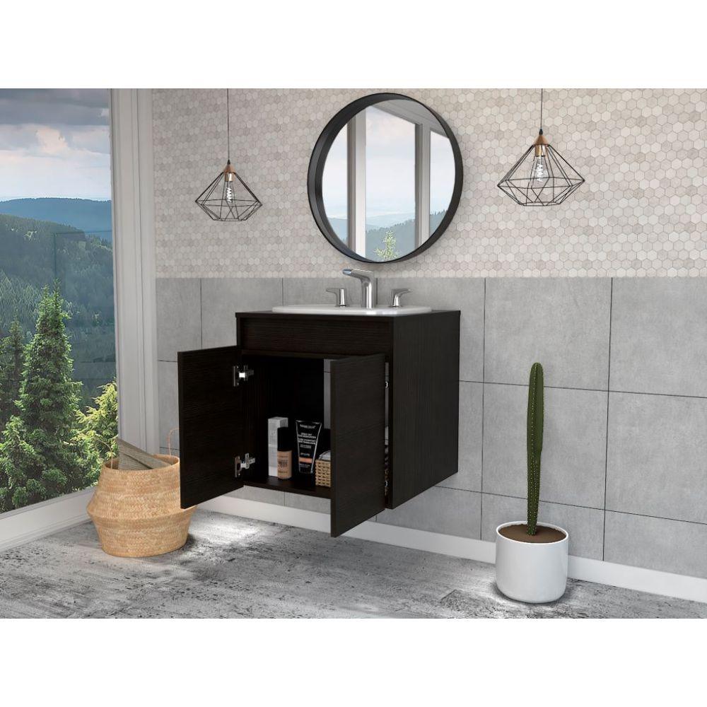 Combo Para Baño Kiribati Incluye Mueble Lavamanos y Gabinete.